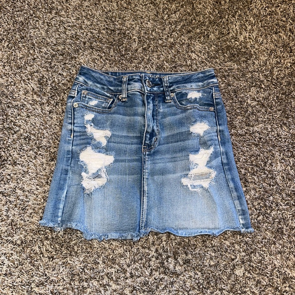 American eagle denim skirt